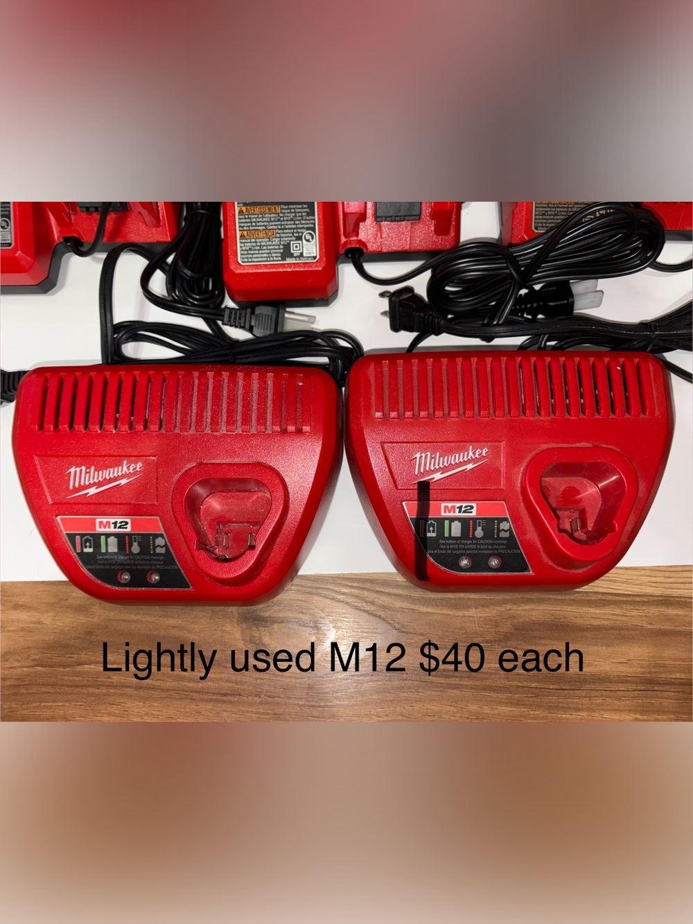 Milwaukee M12 Red Battery Charger - Compact Fast Charger